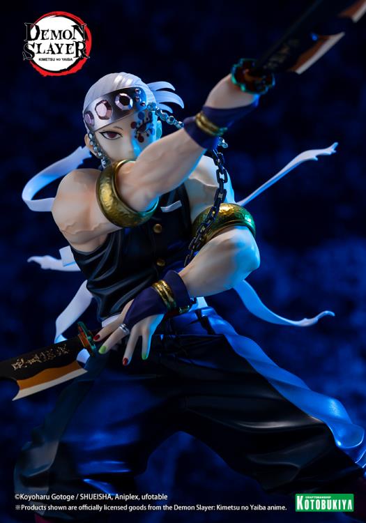 Demon Slayer: Kimetsu No Yaiba ArtFX J Tengen Uzui 1/8 Scale Statue - Image 2