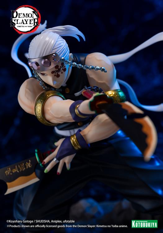 Demon Slayer: Kimetsu No Yaiba ArtFX J Tengen Uzui 1/8 Scale Statue - Image 4