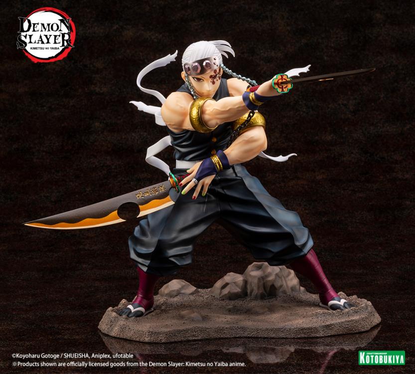 Demon Slayer: Kimetsu No Yaiba ArtFX J Tengen Uzui 1/8 Scale Statue - Image 5