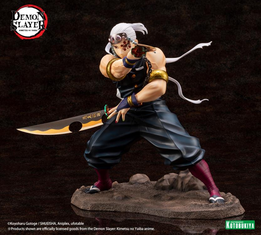 Demon Slayer: Kimetsu No Yaiba ArtFX J Tengen Uzui 1/8 Scale Statue - Image 6