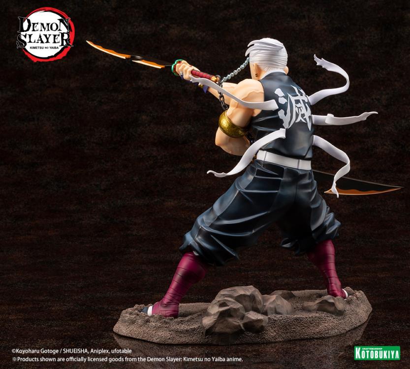 Demon Slayer: Kimetsu No Yaiba ArtFX J Tengen Uzui 1/8 Scale Statue - Image 9