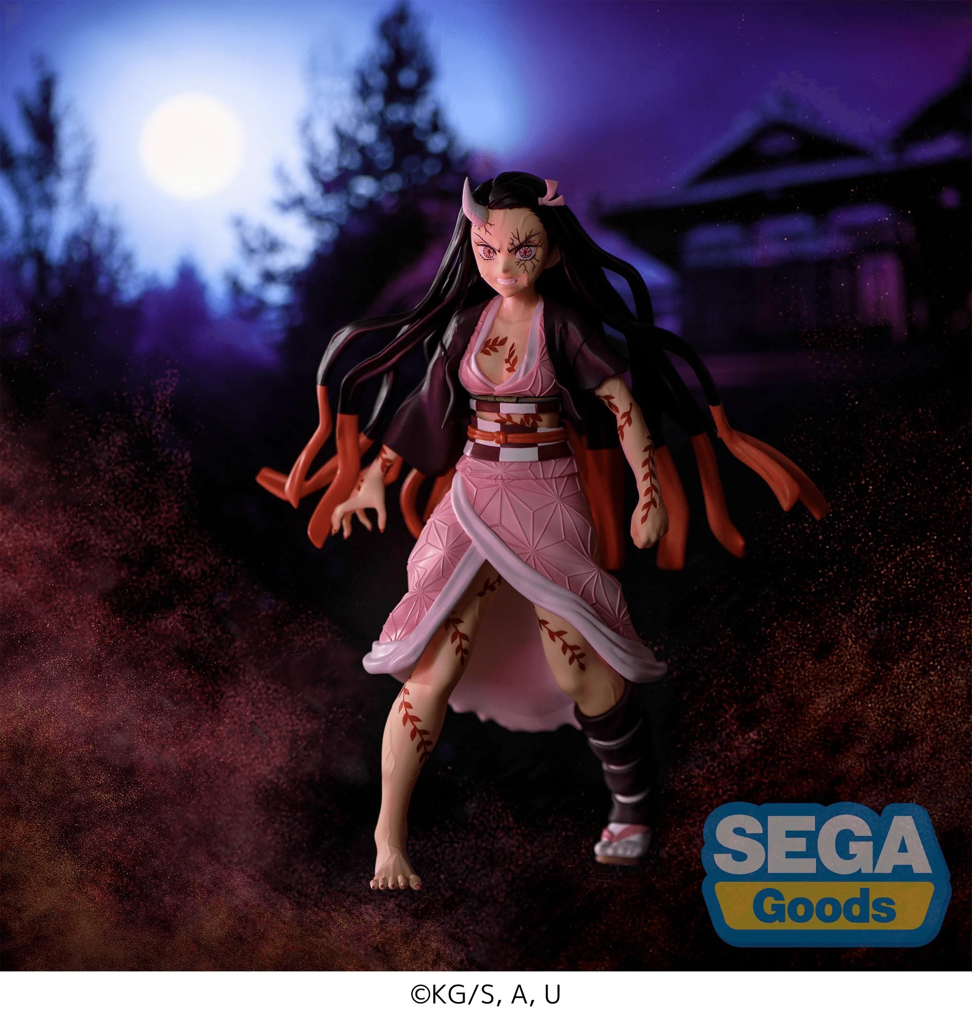 Demon Slayer Kimetsu no Yaiba FiGURiZMa Nezuko Kamado (Demon Form Advancing Ver.) Figure - Image 2