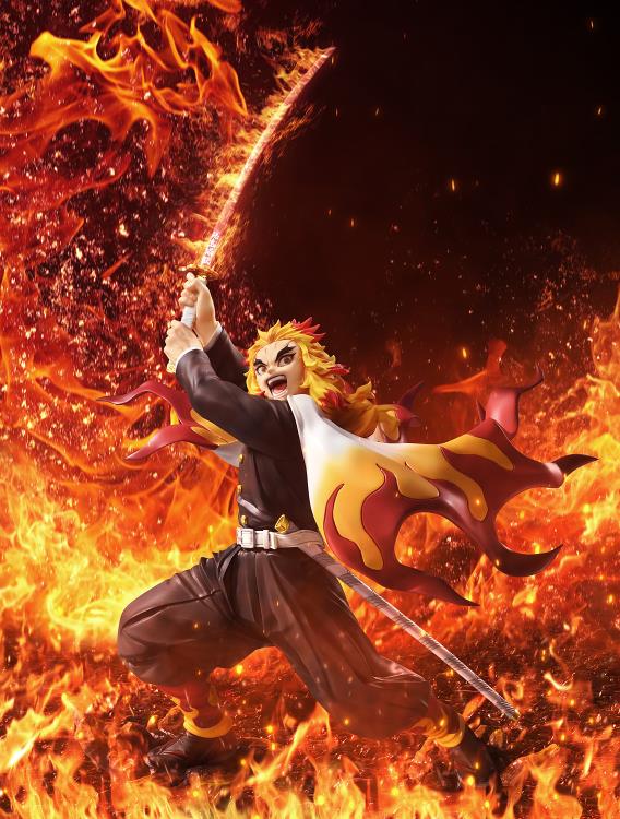 Demon Slayer Kimetsu no Yaiba Kyojuro Rengoku (DX Ver.) 1/8 Scale Figure - Image 9