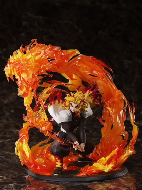 Demon Slayer: Kimetsu no Yaiba Kyojuro Rengoku (Flame Breathing Esoteric Art Ninth Form: Rengoku) 1/8 Scale Figure - Image 3