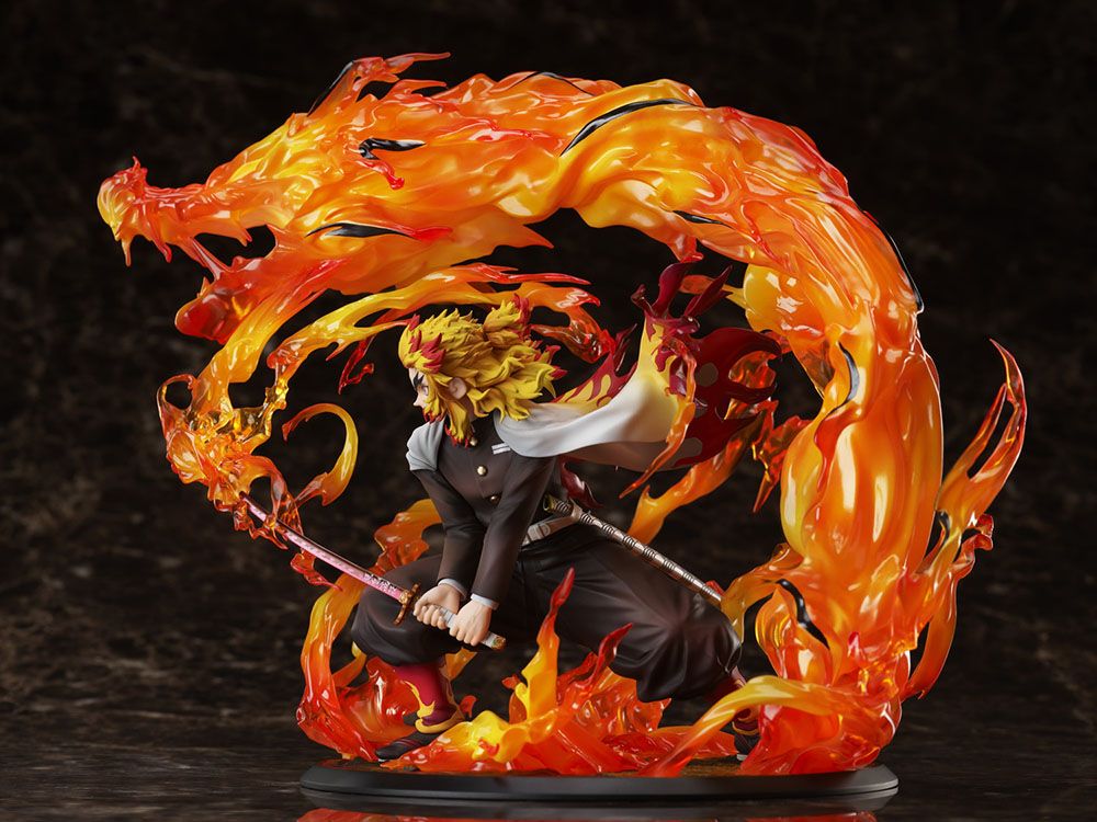 Demon Slayer: Kimetsu no Yaiba Kyojuro Rengoku (Flame Breathing Esoteric Art Ninth Form: Rengoku) 1/8 Scale Figure - Image 5