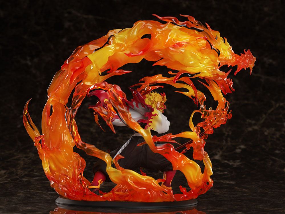 Demon Slayer: Kimetsu no Yaiba Kyojuro Rengoku (Flame Breathing Esoteric Art Ninth Form: Rengoku) 1/8 Scale Figure - Image 6