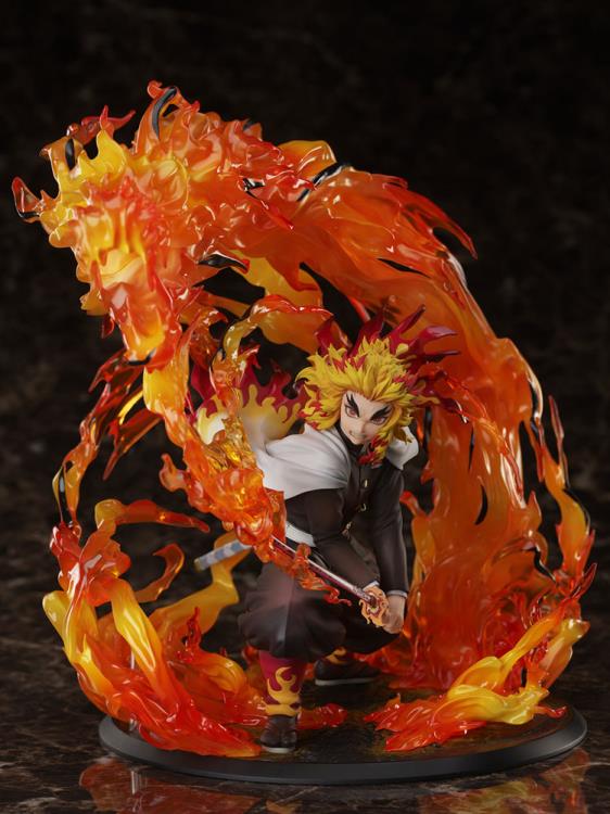 Demon Slayer: Kimetsu no Yaiba Kyojuro Rengoku (Flame Breathing Esoteric Art Ninth Form: Rengoku) 1/8 Scale Figure - Image 7