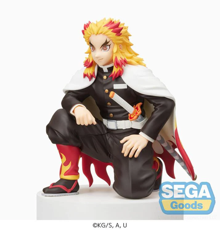 Demon Slayer Kimetsu No Yaiba Kyojuro Rengoku (Hashira Meeting) Premium Perching Figure - Image 3