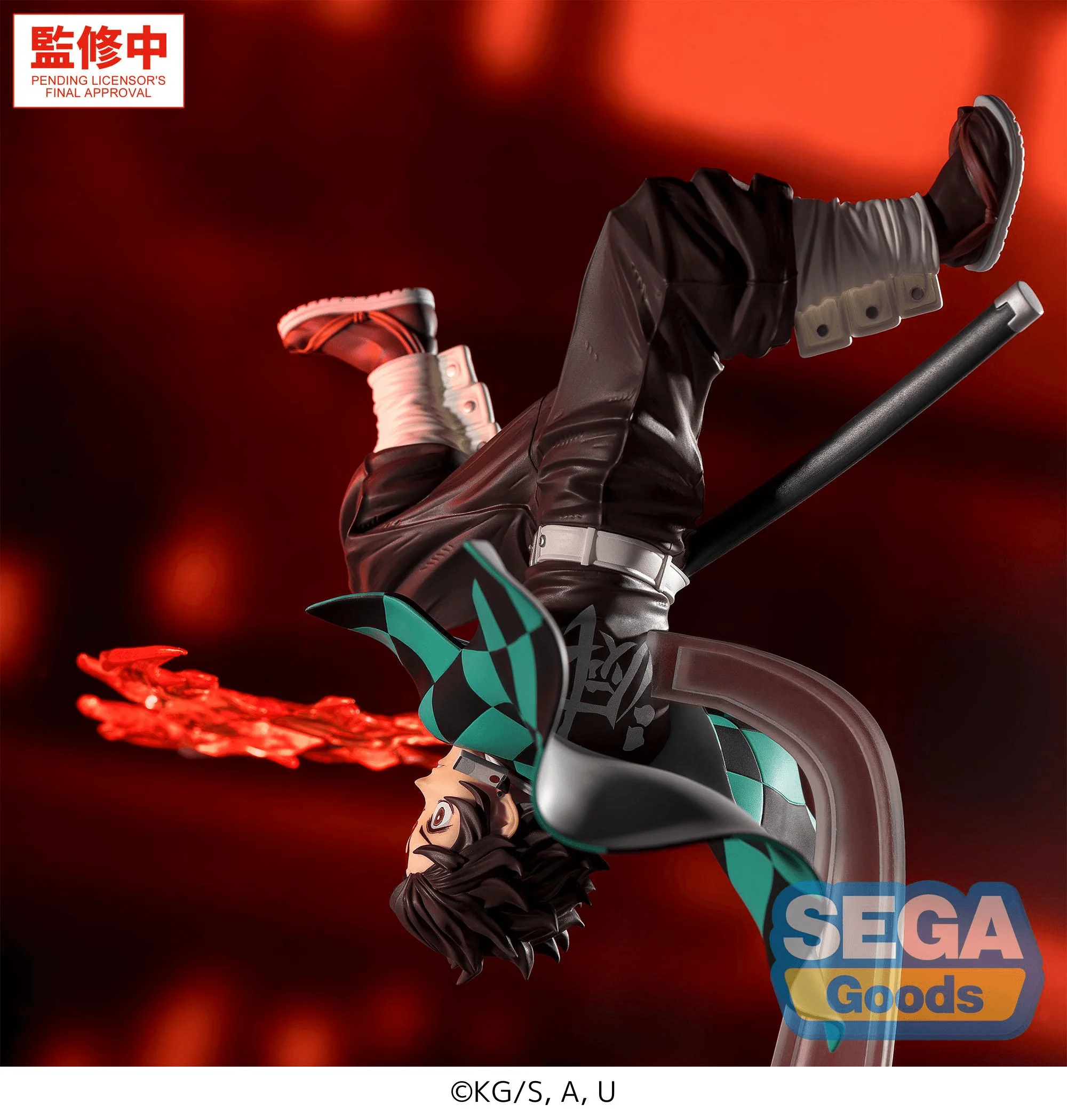 Demon Slayer Kimetsu no Yaiba Luminasta Tanjiro Kamado (Hinokami Kagura Setting Sun Transformation) Figure - Image 3