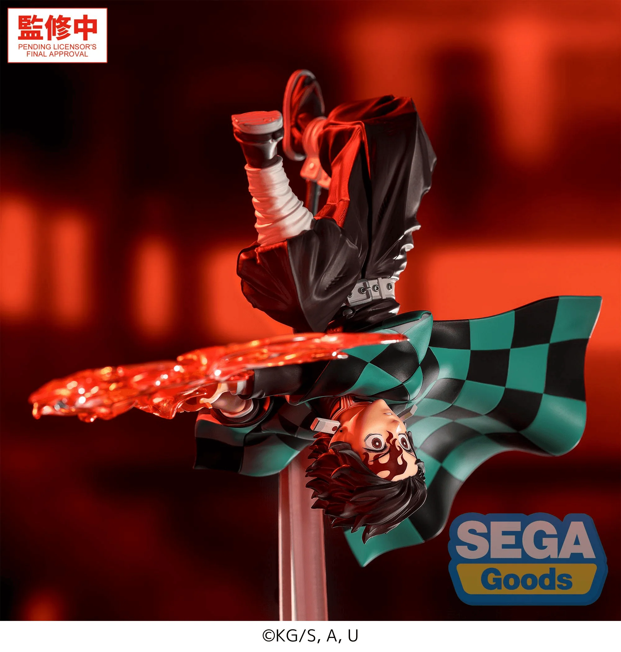 Demon Slayer Kimetsu no Yaiba Luminasta Tanjiro Kamado (Hinokami Kagura Setting Sun Transformation) Figure - Image 4