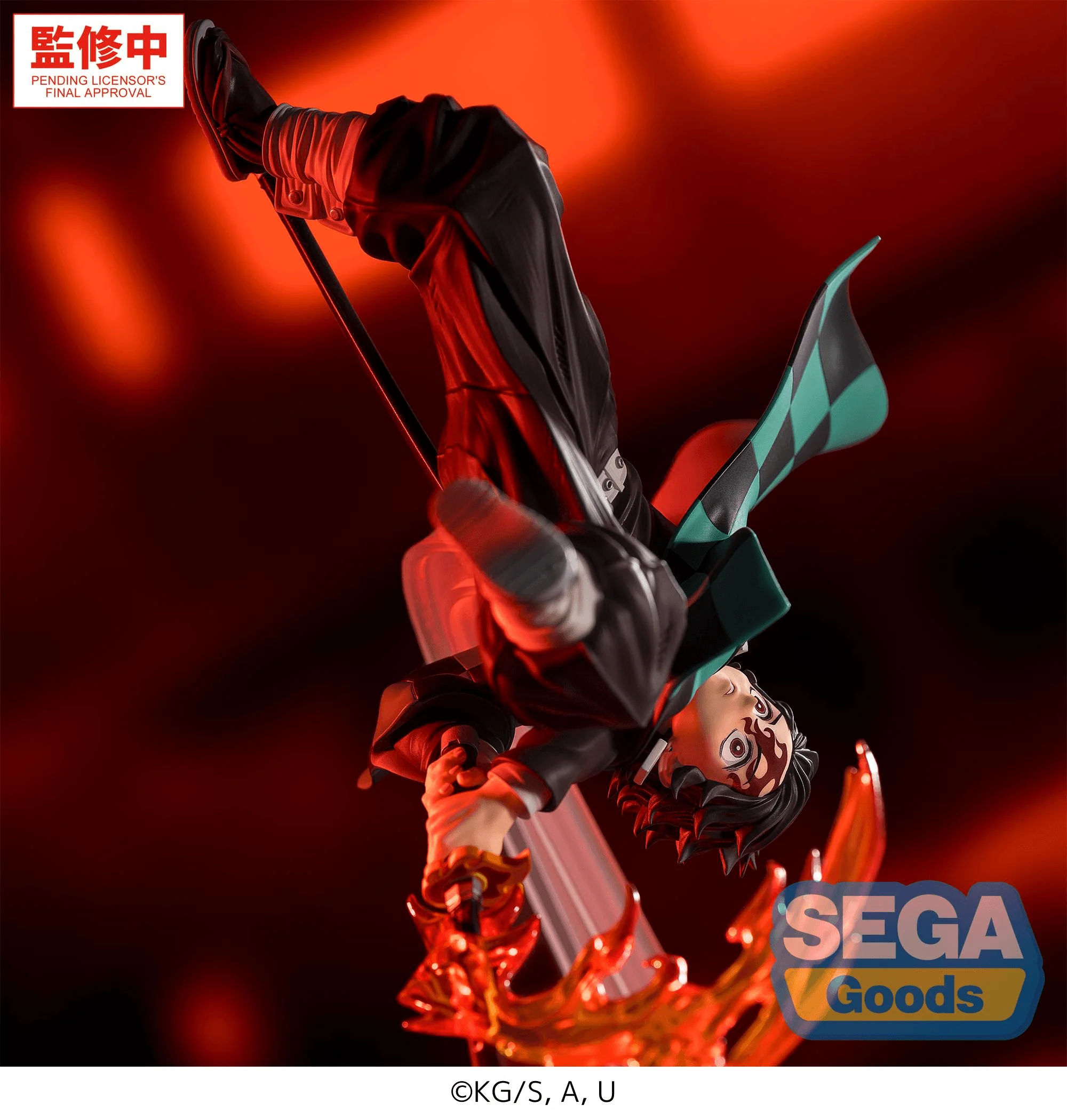Demon Slayer Kimetsu no Yaiba Luminasta Tanjiro Kamado (Hinokami Kagura Setting Sun Transformation) Figure - Image 5