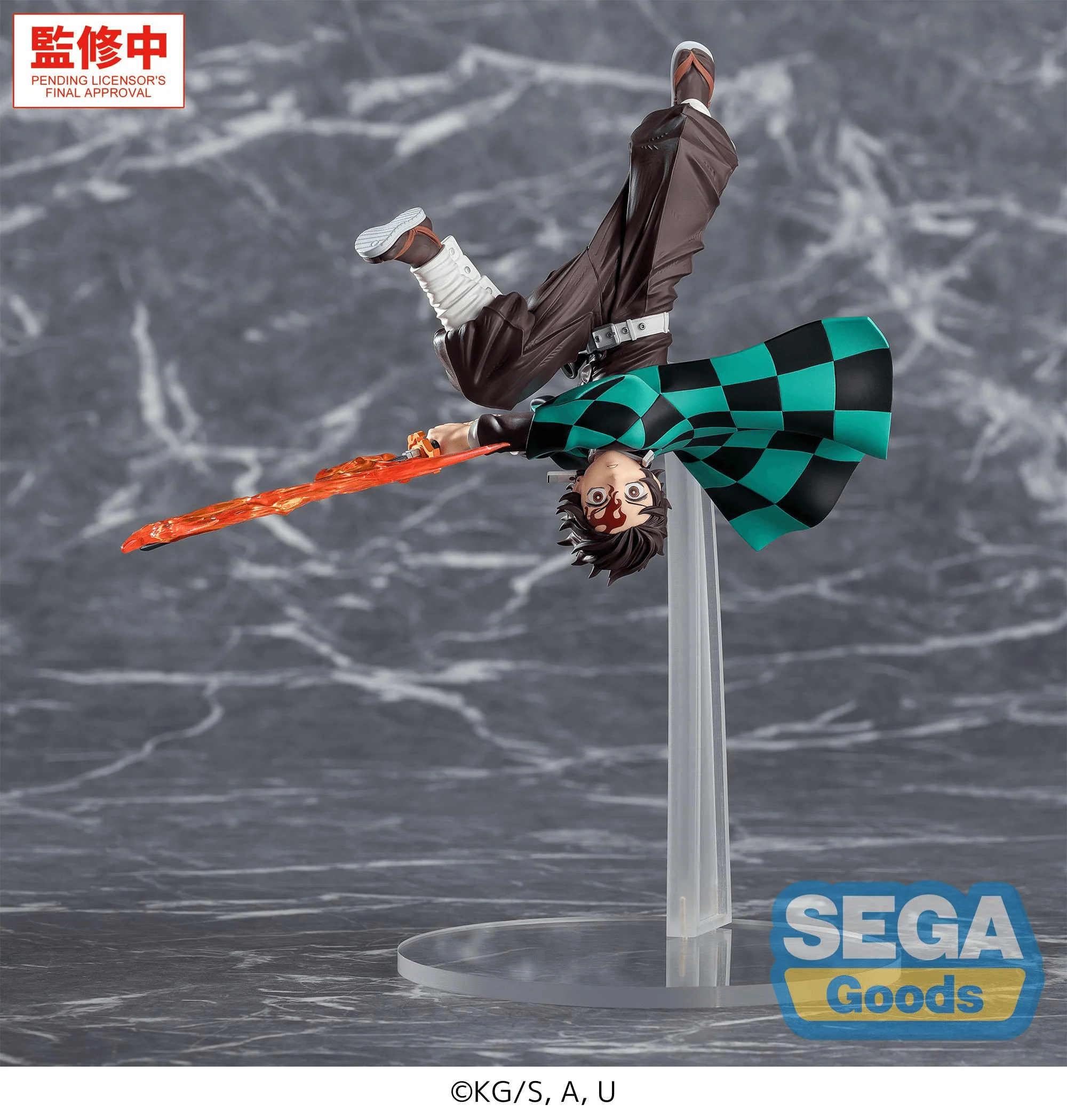 Demon Slayer Kimetsu no Yaiba Luminasta Tanjiro Kamado (Hinokami Kagura Setting Sun Transformation) Figure - Image 7