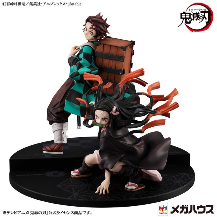 Demon Slayer Kimetsu no Yaiba Precious G.E.M. Tanjiro & Nezuko Kamado (Brother & Sister) - Image 3