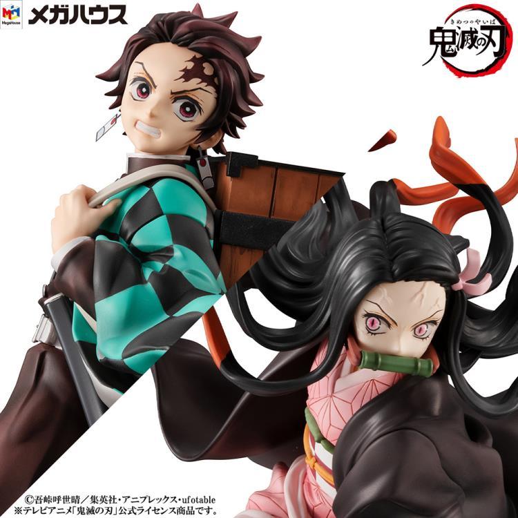 Demon Slayer Kimetsu no Yaiba Precious G.E.M. Tanjiro & Nezuko Kamado (Brother & Sister) - Image 4
