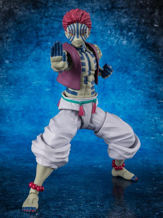 Demon Slayer Kimetsu no Yaiba S.H.Figuarts Akaza Action Figure - Image 2