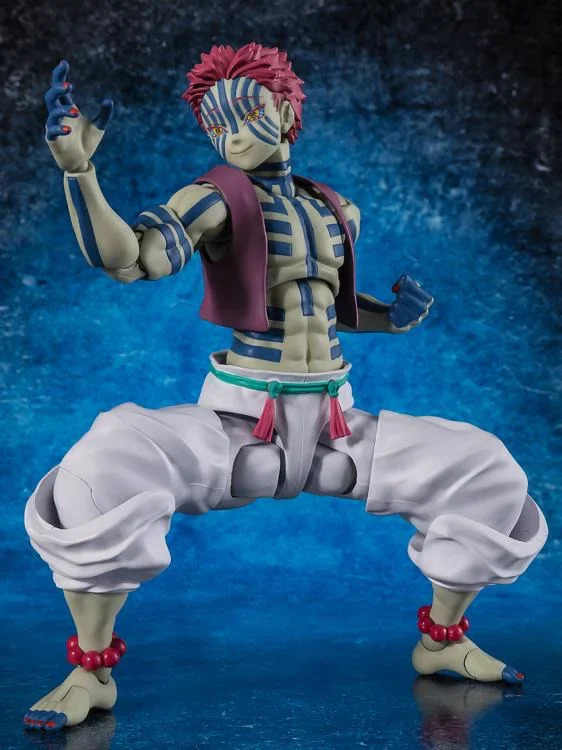Demon Slayer Kimetsu no Yaiba S.H.Figuarts Akaza Action Figure - Image 3