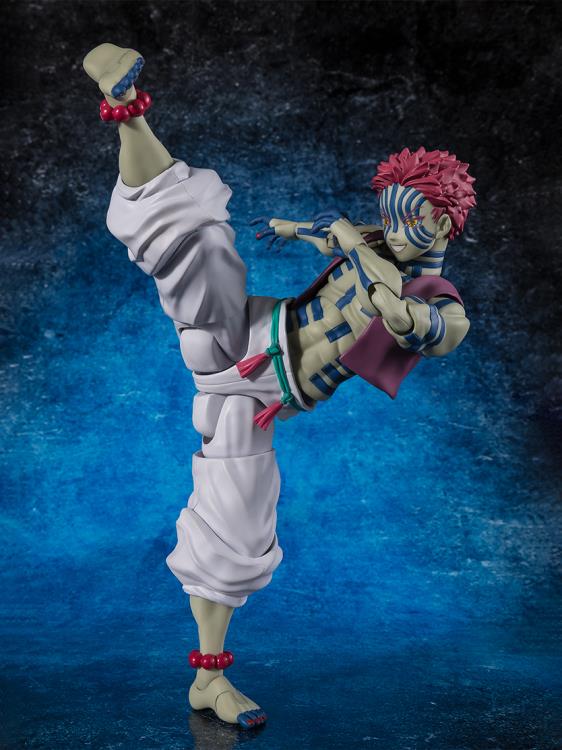 Demon Slayer Kimetsu no Yaiba S.H.Figuarts Akaza Action Figure - Image 4