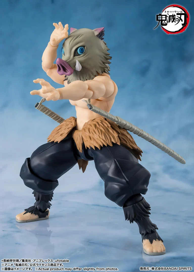 Demon Slayer Kimetsu no Yaiba S.H.Figuarts Inosuke Hashibira Action Figure - Image 3
