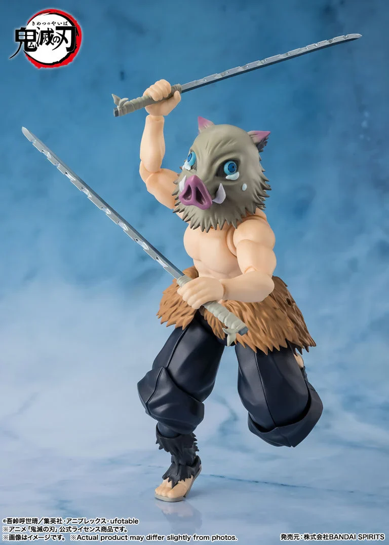 Demon Slayer Kimetsu no Yaiba S.H.Figuarts Inosuke Hashibira Action Figure - Image 5