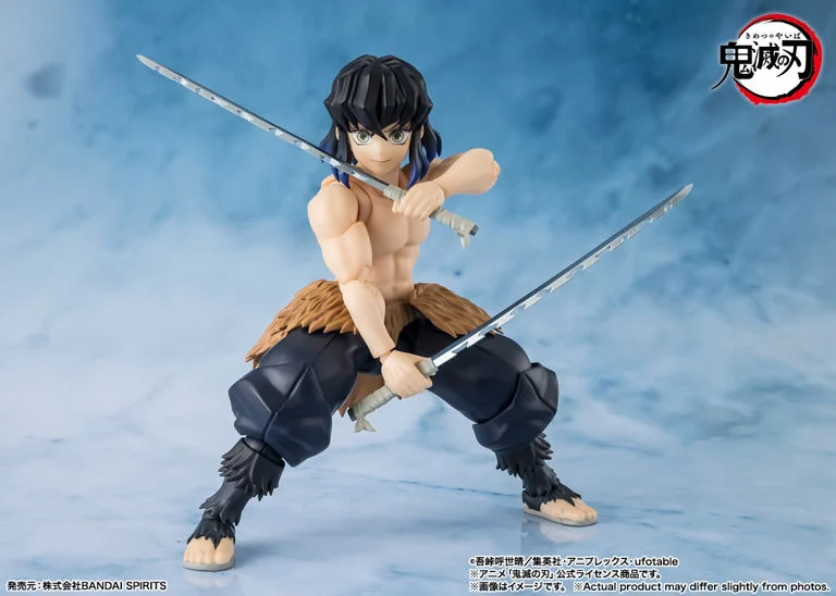 Demon Slayer Kimetsu no Yaiba S.H.Figuarts Inosuke Hashibira Action Figure - Image 6