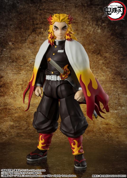 Demon Slayer Kimetsu no Yaiba S.H.Figuarts Kyojuro Rengoku Action Figure - Image 2