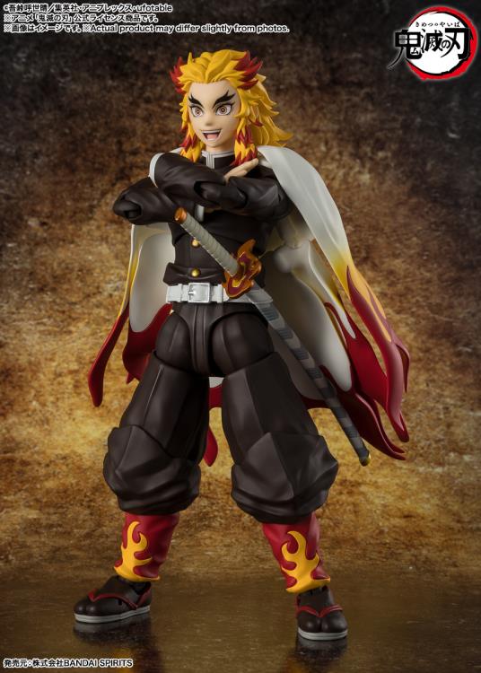 Demon Slayer Kimetsu no Yaiba S.H.Figuarts Kyojuro Rengoku Action Figure - Image 3