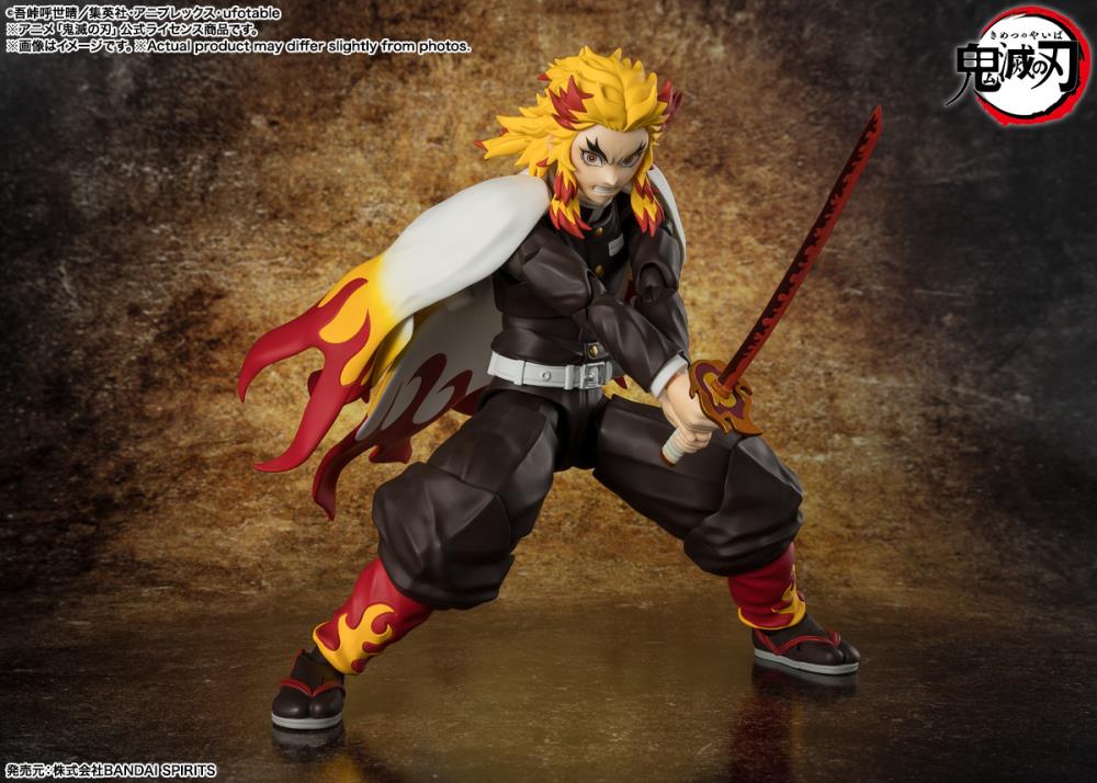 Demon Slayer Kimetsu no Yaiba S.H.Figuarts Kyojuro Rengoku Action Figure - Image 4