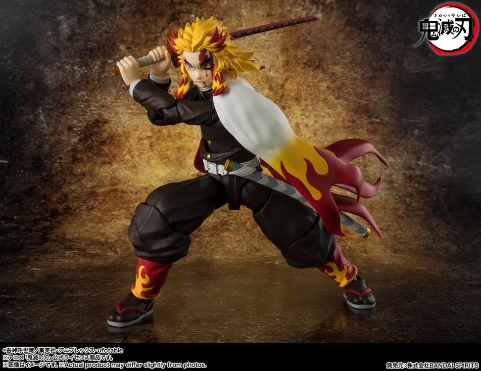 Demon Slayer Kimetsu no Yaiba S.H.Figuarts Kyojuro Rengoku Action Figure - Image 5