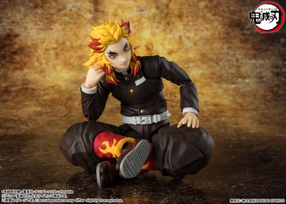 Demon Slayer Kimetsu no Yaiba S.H.Figuarts Kyojuro Rengoku Action Figure - Image 6