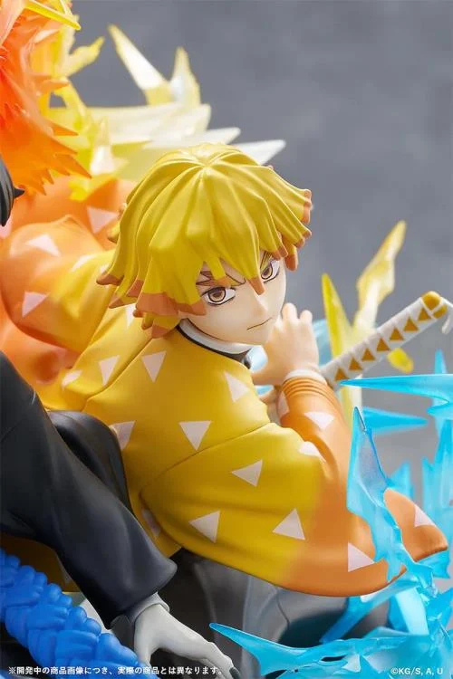 Demon Slayer Kimetsu no Yaiba Zenitsu Agatsuma & Kaigaku Figure - Image 15