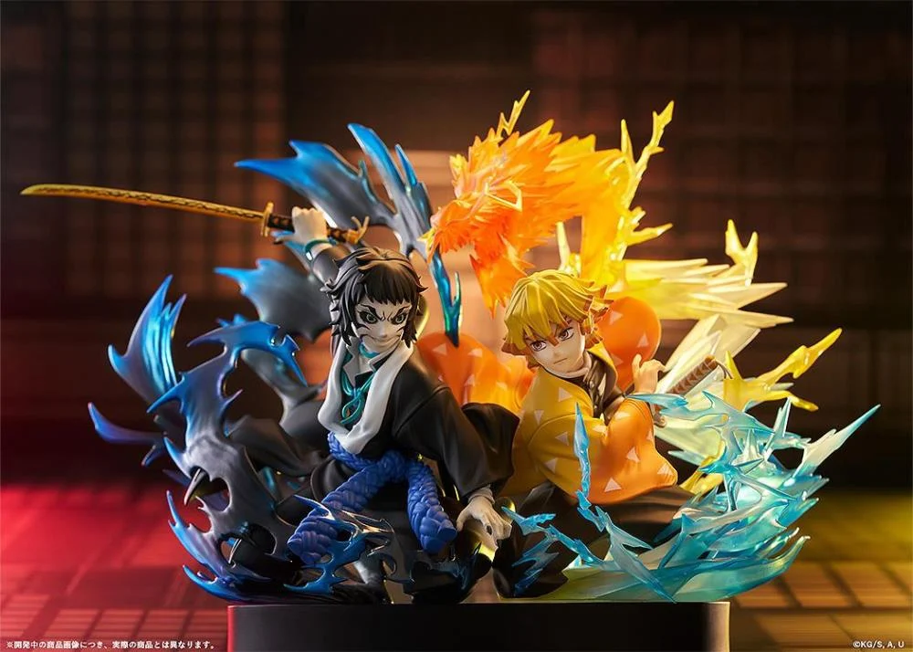 Demon Slayer Kimetsu no Yaiba Zenitsu Agatsuma & Kaigaku Figure - Image 17