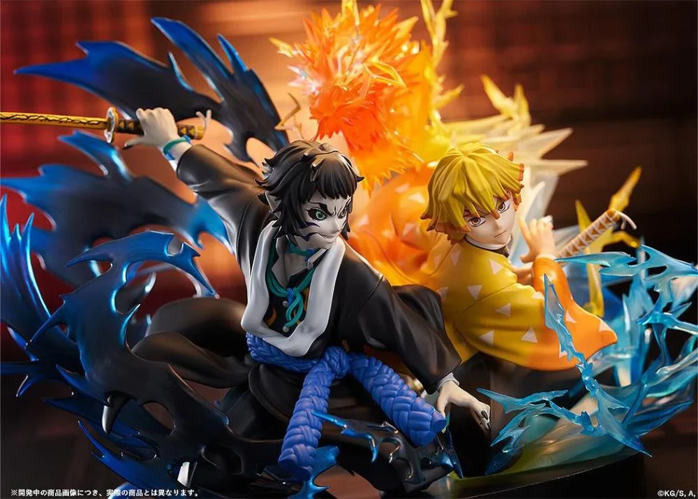 Demon Slayer Kimetsu no Yaiba Zenitsu Agatsuma & Kaigaku Figure - Image 19