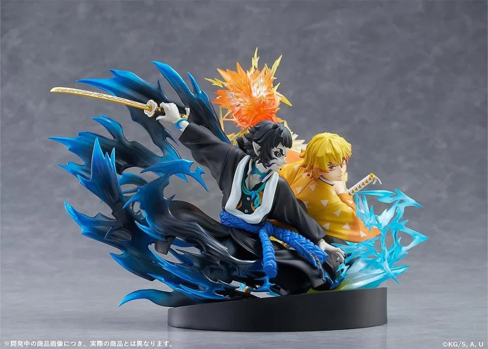 Demon Slayer Kimetsu no Yaiba Zenitsu Agatsuma & Kaigaku Figure - Image 5