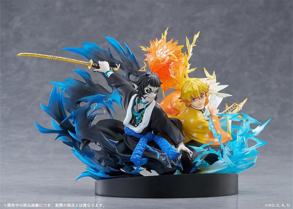 Demon Slayer Kimetsu no Yaiba Zenitsu Agatsuma & Kaigaku Figure - Image 6