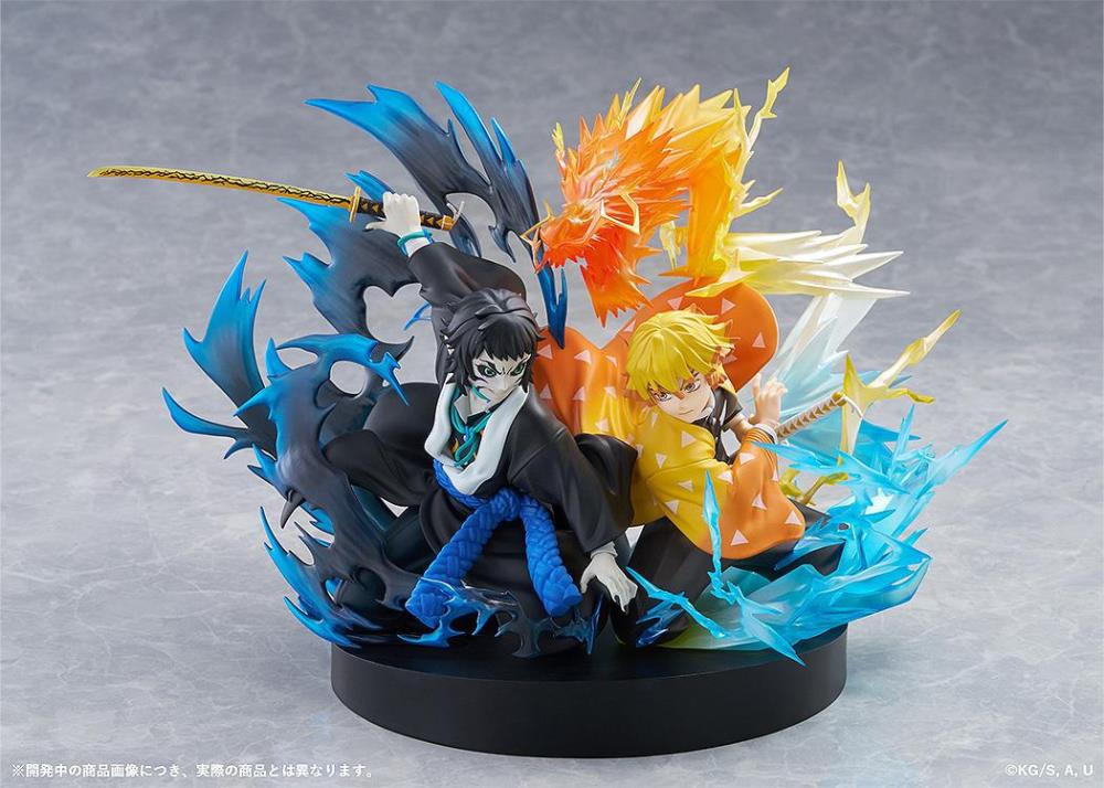 Demon Slayer Kimetsu no Yaiba Zenitsu Agatsuma & Kaigaku Figure - Image 7