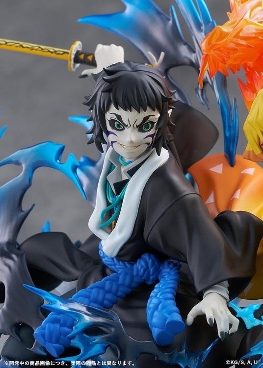 Demon Slayer Kimetsu no Yaiba Zenitsu Agatsuma & Kaigaku Figure - Image 9