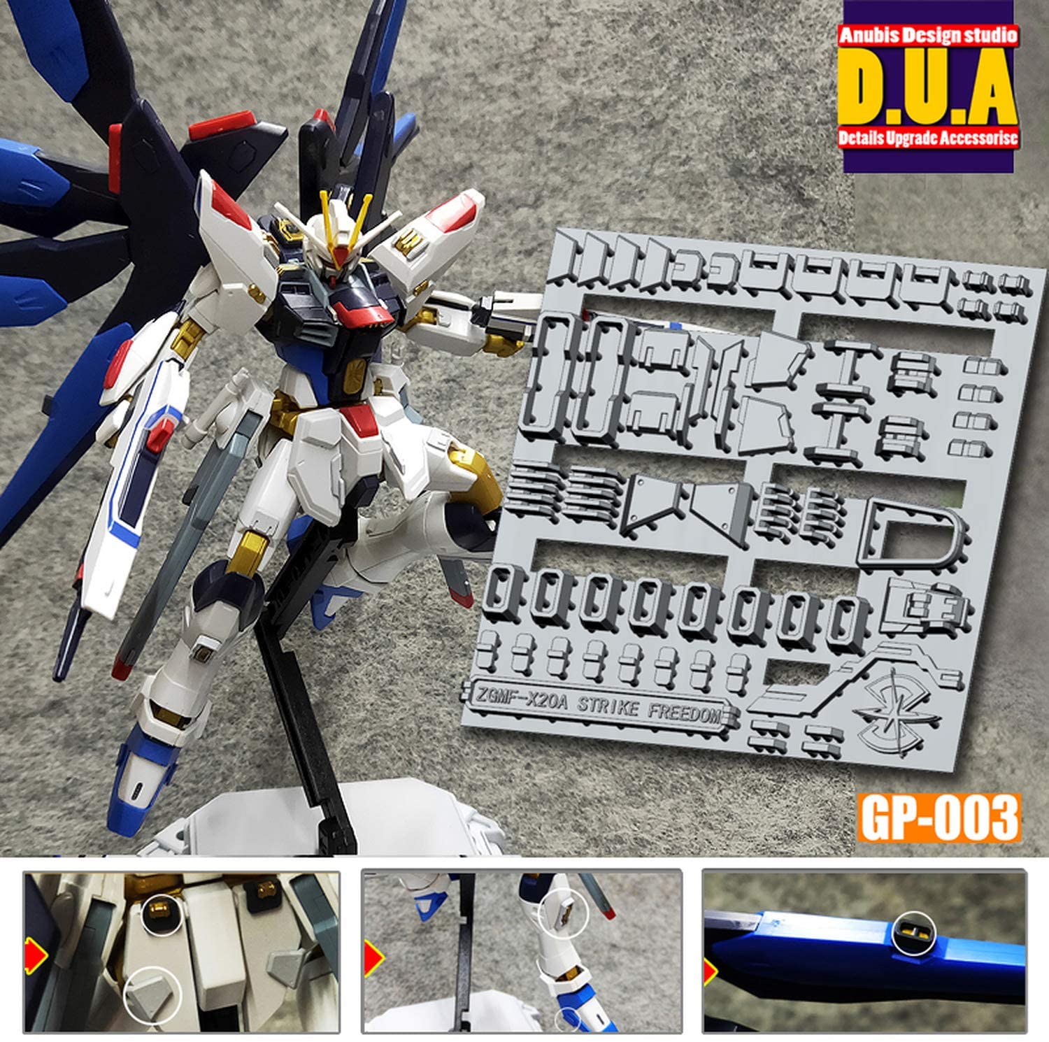 D.U.A Details Upgrade Accessories GP-003 Hg Freedom Revive - Image 2