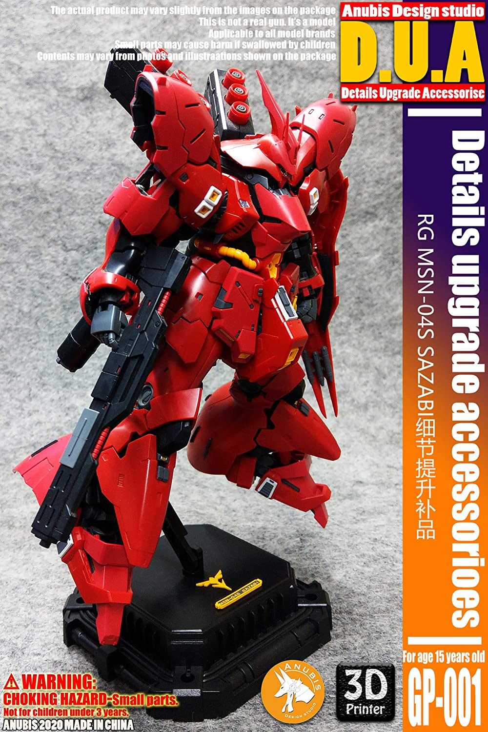 D.U.A Details Upgrade Accessories GP-001 Rg Sazabi - Image 3