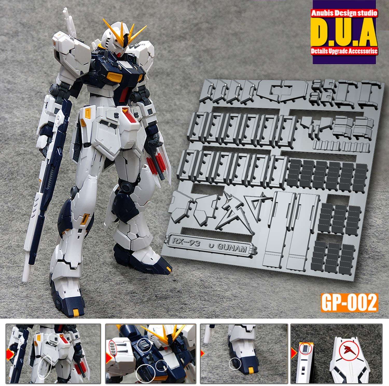 D.U.A Details Upgrade Accessories GP-002 Rg RX-93 Nu - Image 2