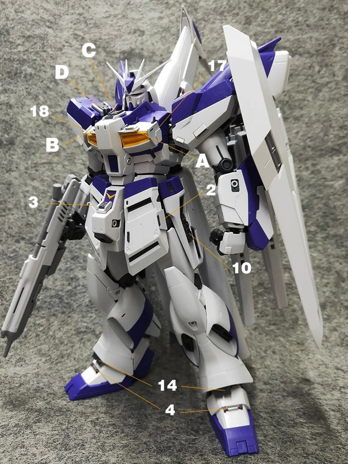 D.U.A Details Upgrade Accessories GP-009 MG RX-93-v2 - Image 7