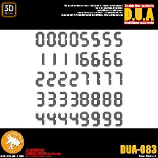 D.U.A Details Upgrade Accessories DUA-83 Numbers - Image 2