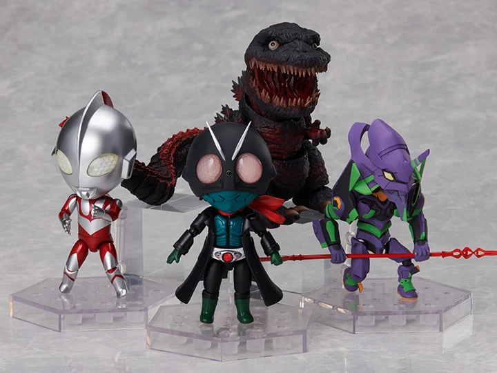 DFORM+ Shin Japan Heroes Universe Set of 4 Deformed Figures