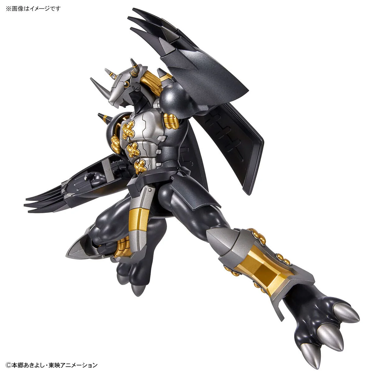 Digimon Adventure 02 Figure-rise Standard Black WarGreymon Model Kit - Image 11