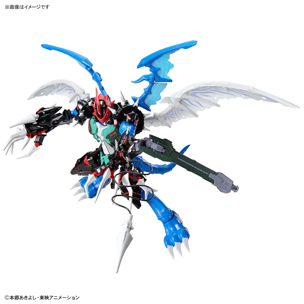 Digimon Adventure 02 Figure-rise Standard Amplified Paildramon Model Kit - Image 5