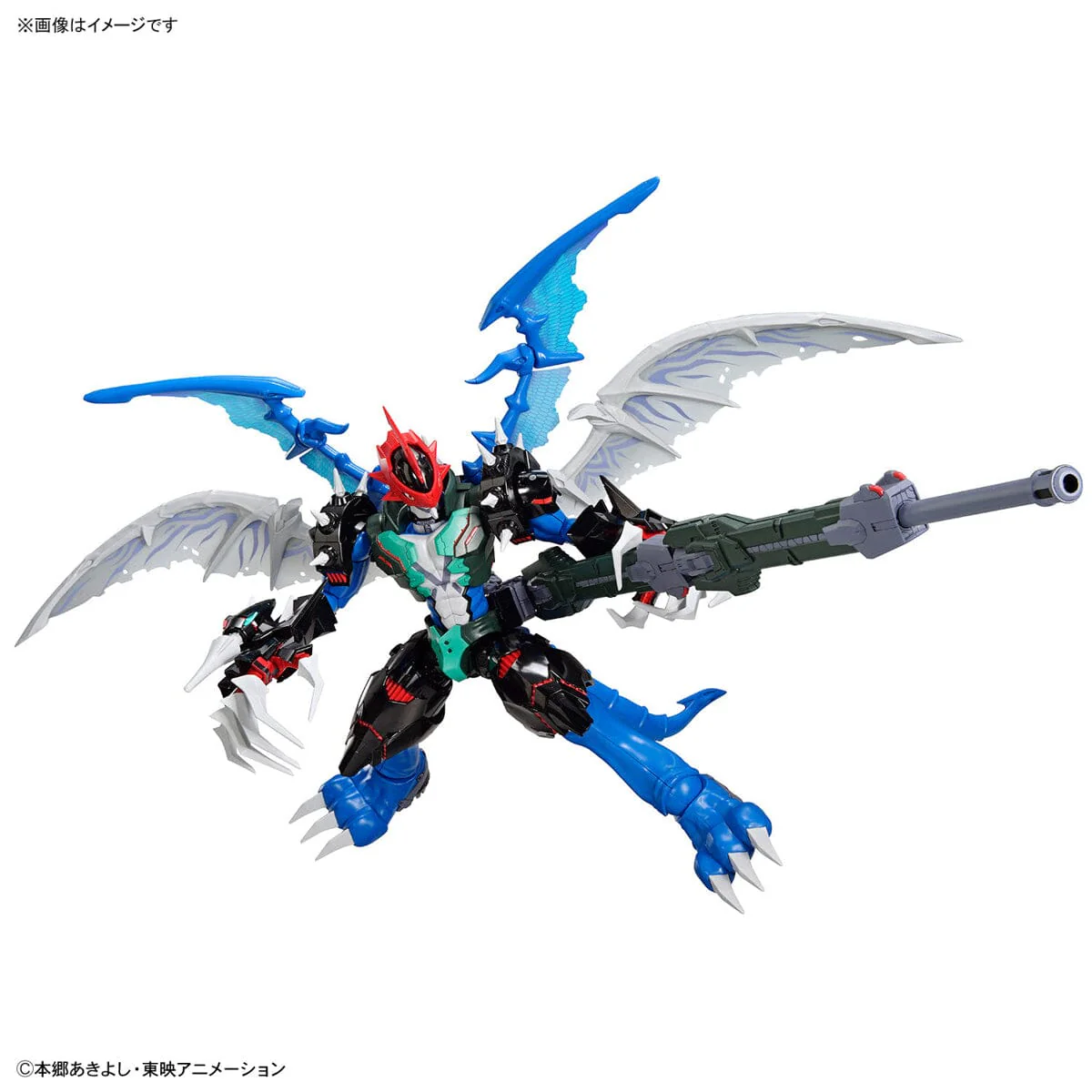 Digimon Adventure 02 Figure-rise Standard Amplified Paildramon Model Kit - Image 8
