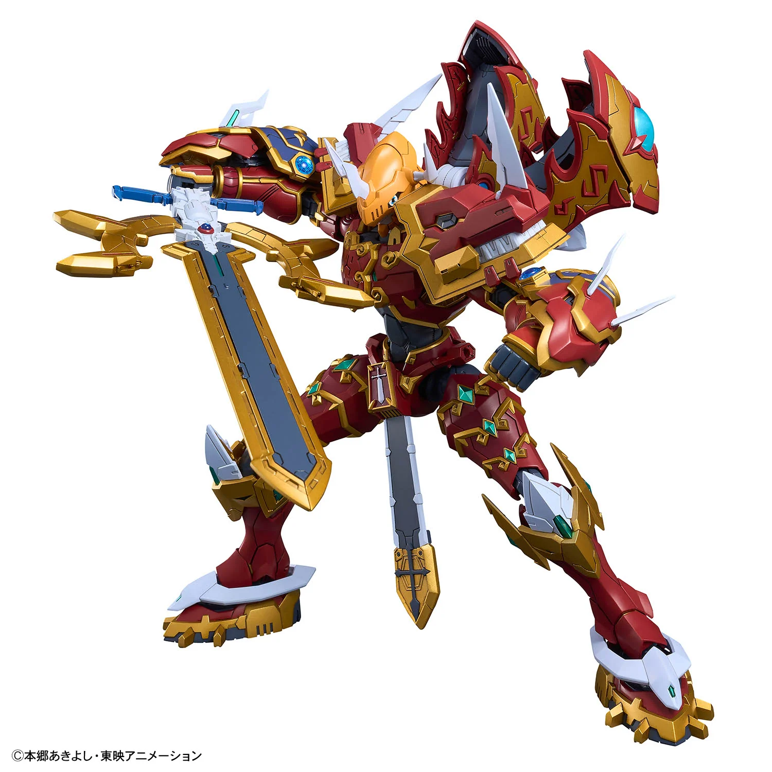 Digimon Frontier Figure-rise Standard Amplified Kaiser Greymon Model Kit - Image 6