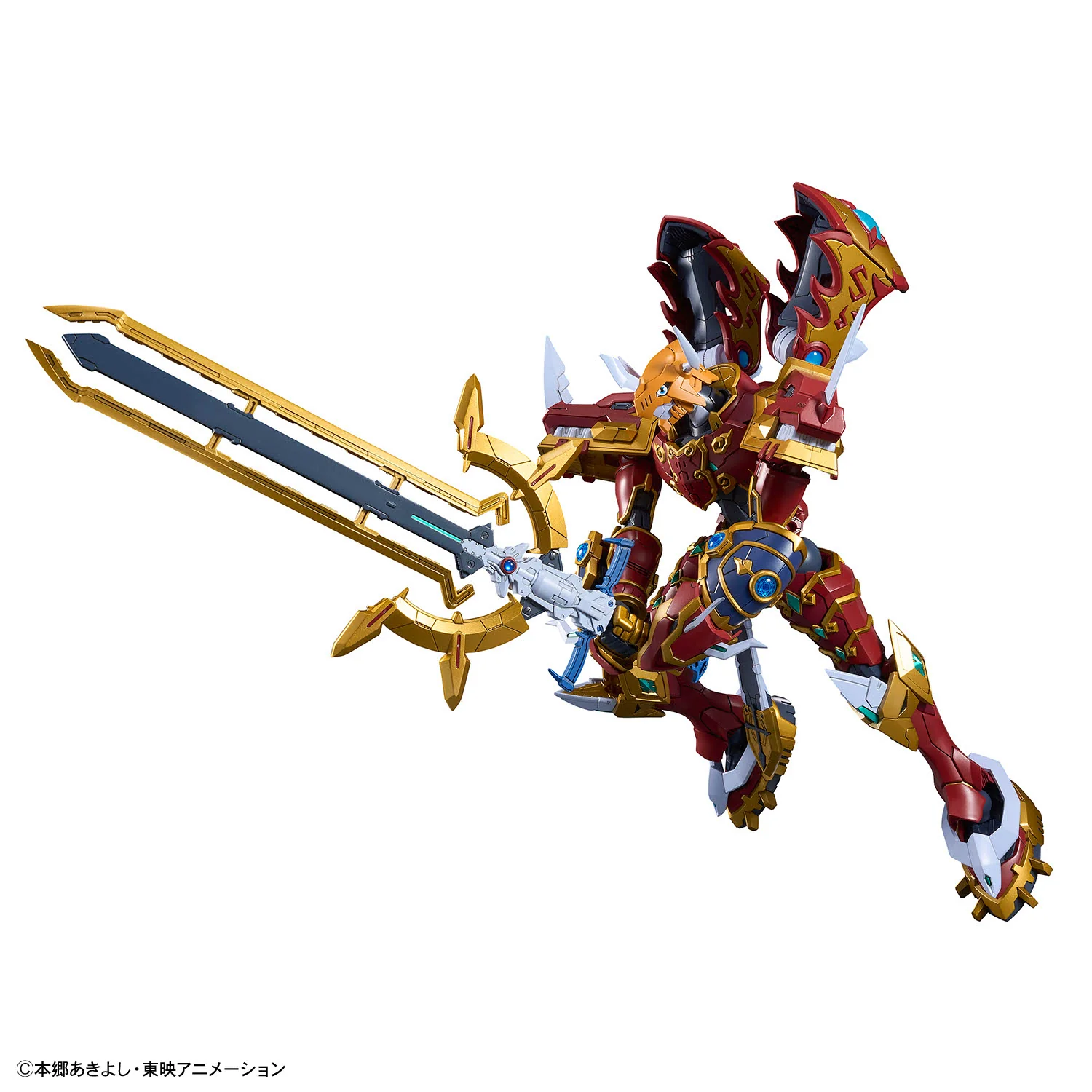 Digimon Frontier Figure-rise Standard Amplified Kaiser Greymon Model Kit - Image 7