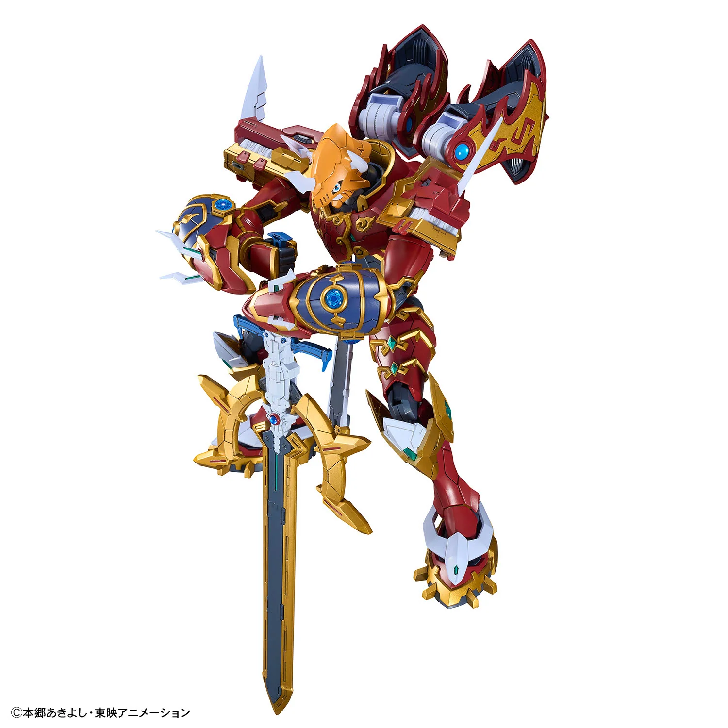 Digimon Frontier Figure-rise Standard Amplified Kaiser Greymon Model Kit - Image 8