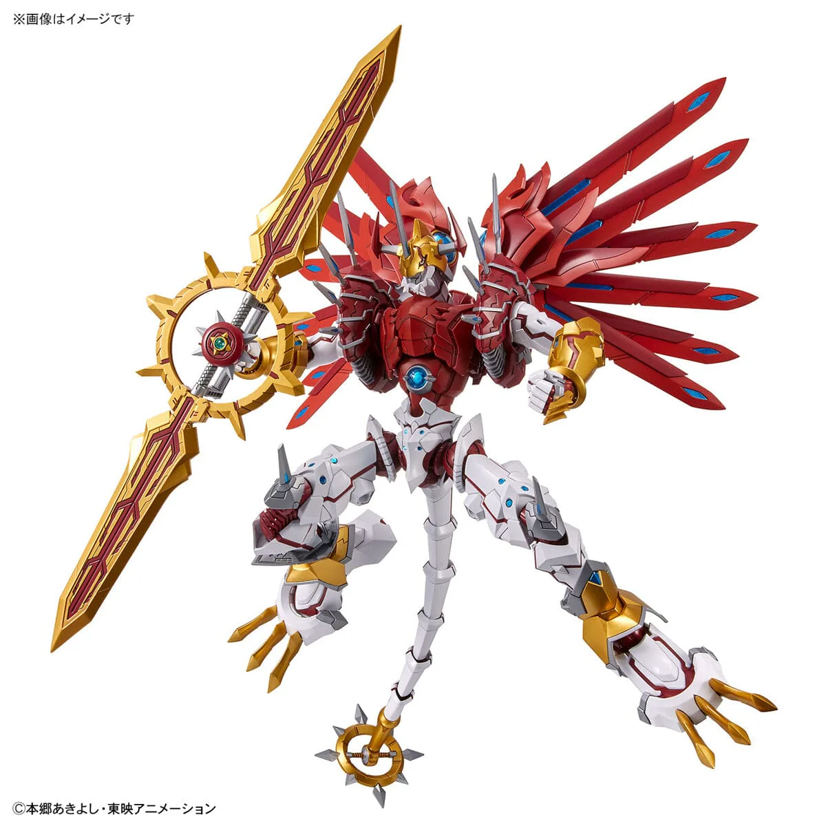 Digimon Savers Figure-rise Standard Amplified ShineGreymon Model Kit - Image 12