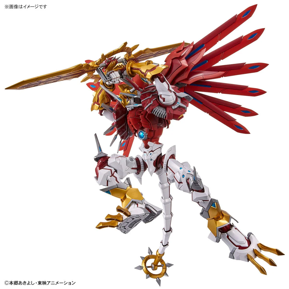 Digimon Savers Figure-rise Standard Amplified ShineGreymon Model Kit - Image 13